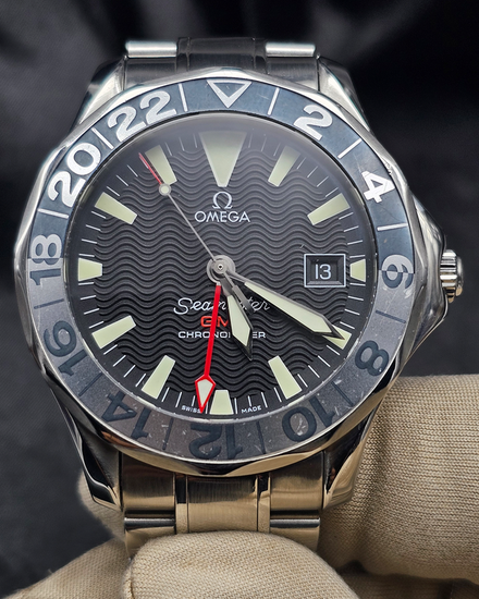 Omega Seamaster GMT 50th Anniversary 41MM Black Dial Steel Bracelet (2234.50.00)