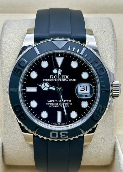 2019 Rolex Yacht-Master 42MM Black Dial Oysterflex Strap (226659)