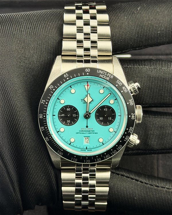 2025 Tudor Black Bay Chrono 41MM Blue "Flamingo" Dial Steel Bracelet  (79360N)