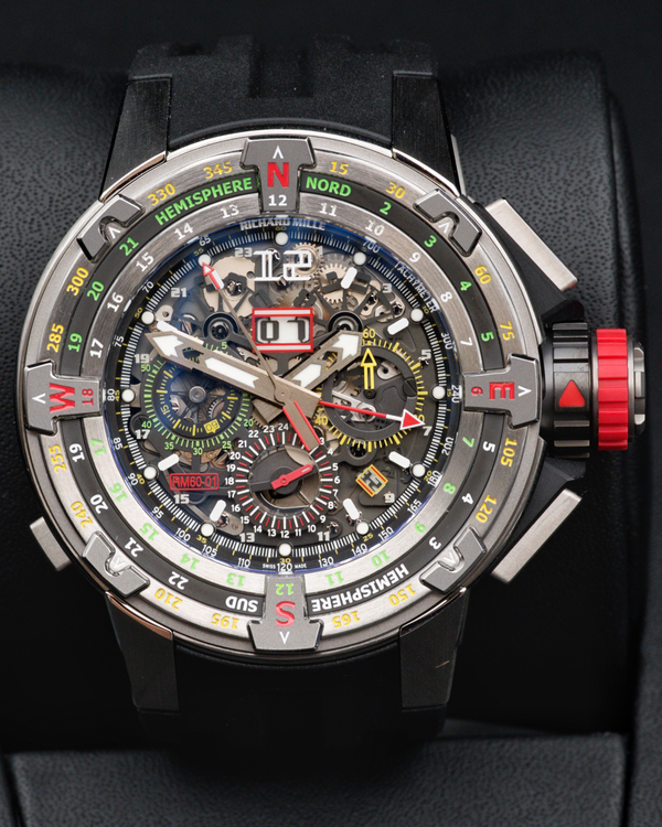 2021 Richard Mille RM 60-01 Regatta Flyback Chronograph 50MM Skeleton Dial Rubber Strap (RM60-01)