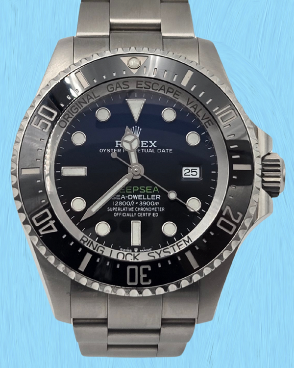 2022 Rolex Sea-Dweller Deepsea "James Cameron" 44MM Blue Dial Oyster Bracelet (126660)