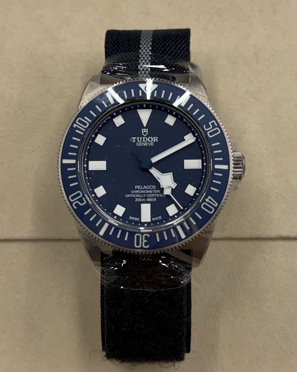 2026 Tudor Pelagos FXD 42MM Blue Dial Textile Strap (25707B/25)