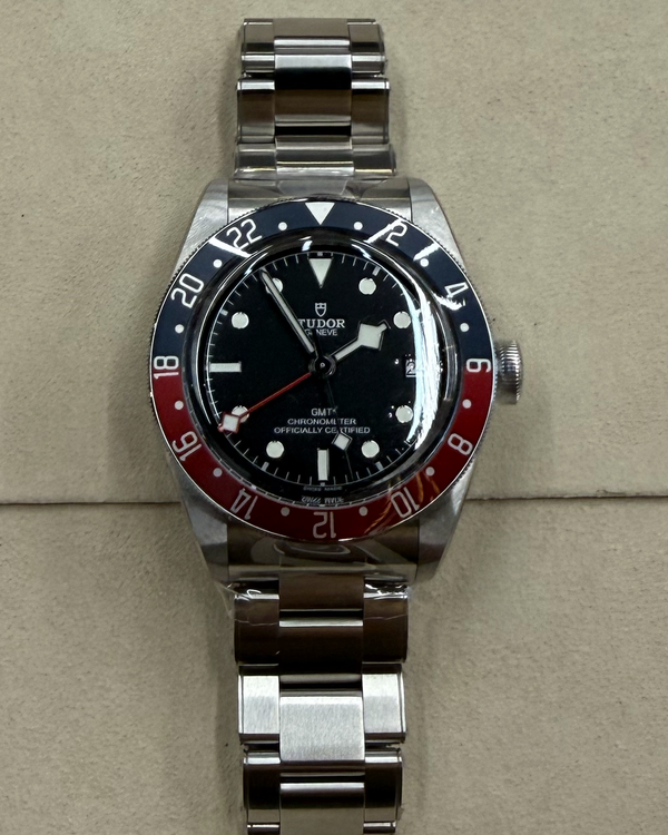 2026 Tudor Black Bay GMT "Pepsi" 41MM Black Dial Steel Bracelet (79830RB)