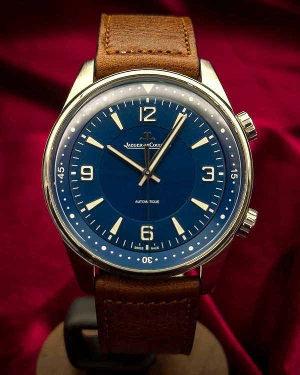 2021 Jaeger-LeCoultre Polaris 41MM Blue Dial Leather Strap (Q9008480)