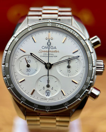 2019 Omega Speedmaster 38MM Silver Dial Steel Bracelet (324.30.38.50.02.001)