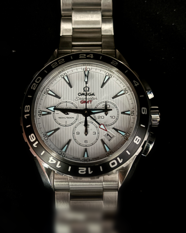 Omega Seamaster Aqua Terra Chronograph GMT 44MM White Dial Steel Bracelet (231.10.44.52.04.001)