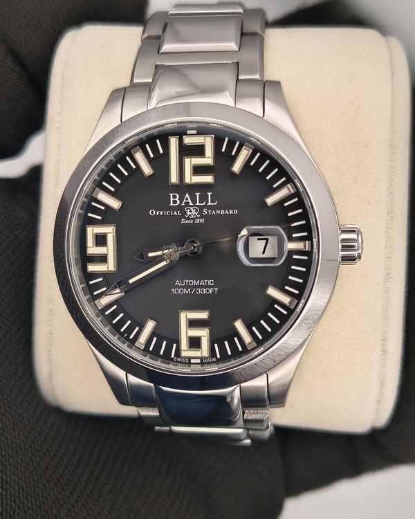 Ball Engineer III L.E. 43MM Black Dial Steel Bracelet (NM9028C-S19-BK)