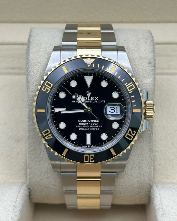 2025 Rolex Submariner Date 41MM Black Dial Two-Tone Oyster Bracelet (126613LN)