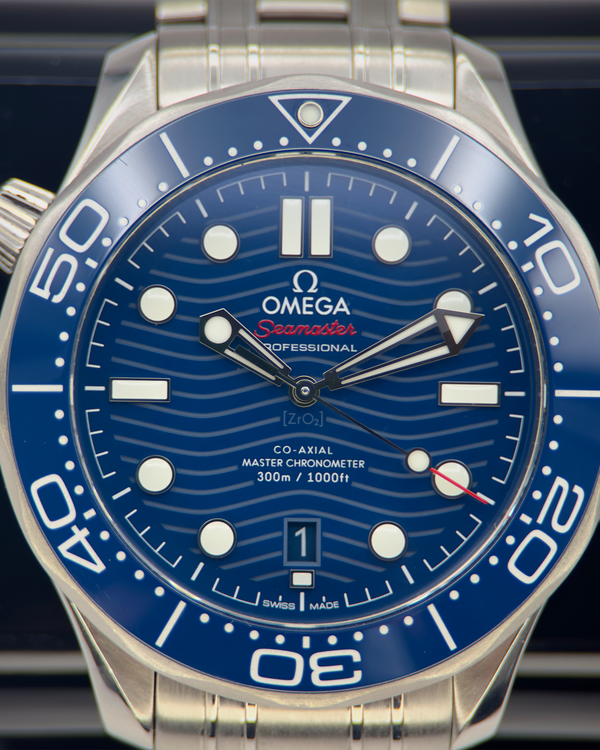 No Reserve - Omega Seamaster Diver 300M 42MM Blue Dial Steel Bracelet (210.30.42.20.03.001)