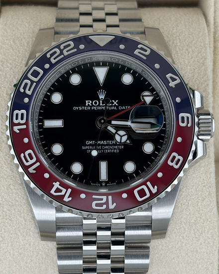 2023 Rolex GMT-Master II "Pepsi" 40MM Black Dial Jubilee Bracelet (126710BLRO)