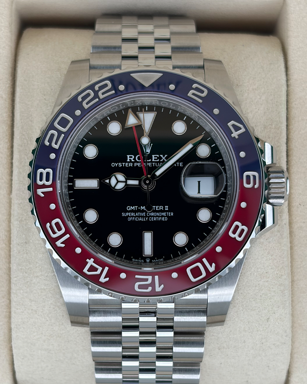2025 Rolex GMT-Master II "Pepsi" 40MM Black Dial Jubilee Bracelet (126710BLRO)