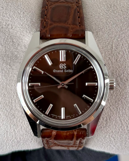 2023 Grand Seiko Heritage 36.5MM Brown Dial Leather Strap (SBGW293G)