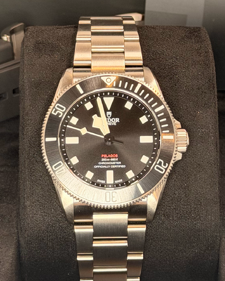 2026 Tudor Pelagos 39MM Black Dial Titanium Bracelet (25407N)