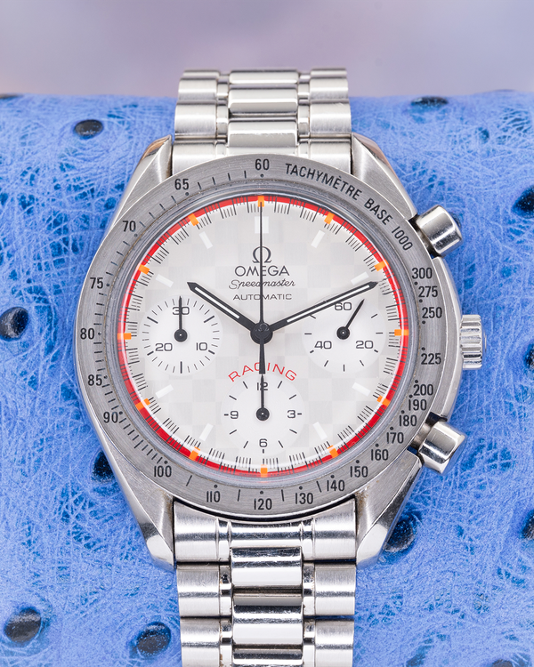 No Reserve - 2000 Omega Speedmaster Racing "Michael Schumacher" L. E. 39MM Silver Dial Steel Bracelet (3517.30.00)