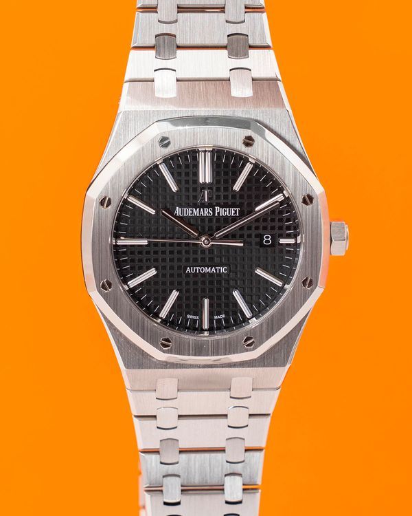 2007 Audemars Piguet Royal Oak 41MM Black Dial Steel Bracelet (15400ST.OO.1220ST.01)