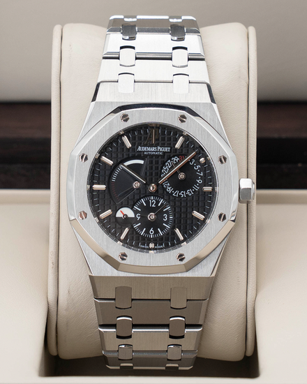 Audemars Piguet Royal Oak Dual Time 39MM Black Dial Steel Bracelet (26120ST.OO.1220ST.03)