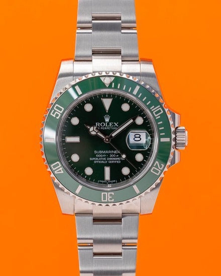 2016 Rolex Submariner Date "Hulk" 40MM Green Dial Oyster Bracelet (116610LV)