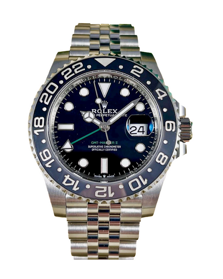 2026 Rolex GMT-Master II "Bruce Wayne" 40MM Black Dial Jubilee Bracelet (126710GRNR)