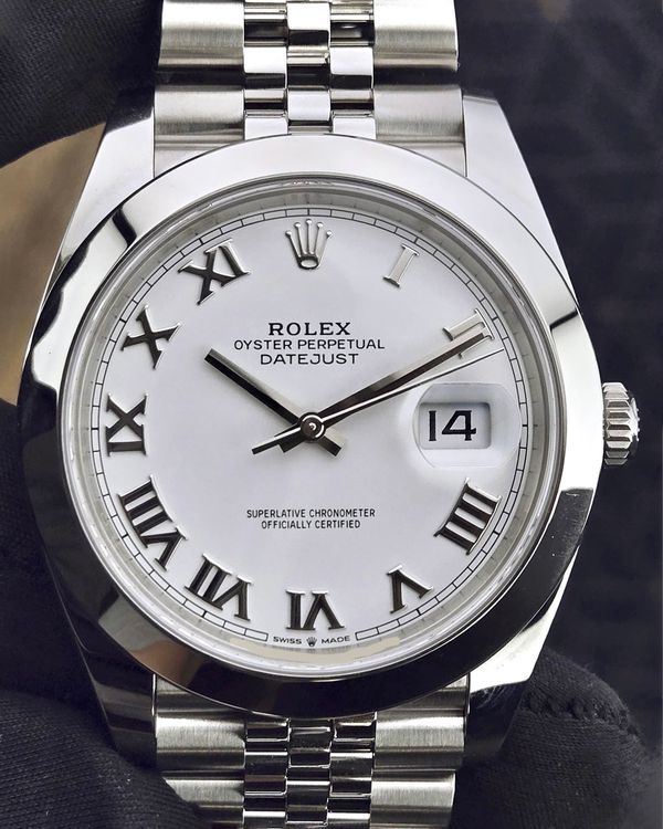 2025 Rolex Datejust 41MM White Dial Jubilee Bracelet (126300)