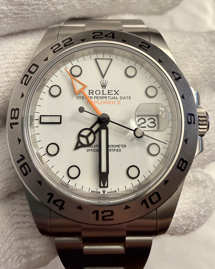 2024 Rolex Explorer II "Polar" 42MM White Dial Oyster Bracelet (226570)