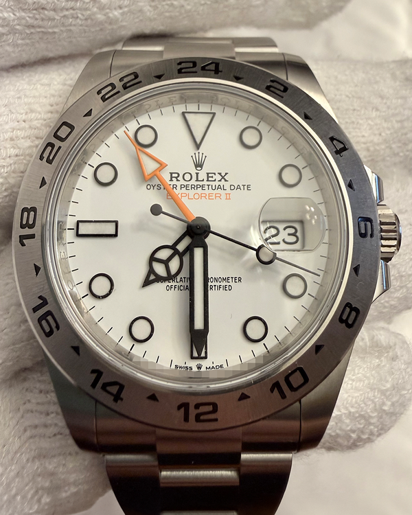 2024 Rolex Explorer II "Polar" 42MM White Dial Oyster Bracelet (226570)