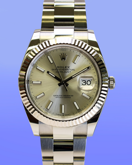 2026 Rolex Datejust 41MM Silver Dial Oyster Bracelet (126334)