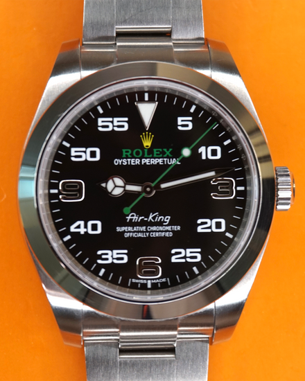 2020 Rolex Air-King 40MM Black Dial Oyster Bracelet (116900)
