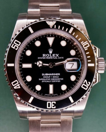 2014 Rolex Submariner Date 40MM Black Dial Oyster Bracelet (116610)