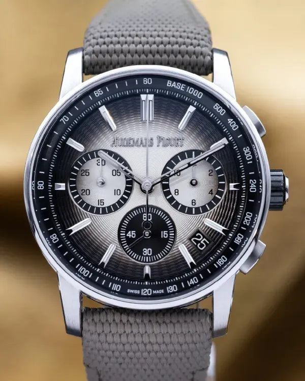 2025 Audemars Piguet Code 11.59 41MM Grey Dial Textile Strap (26393QT.OO.A064KB.01)