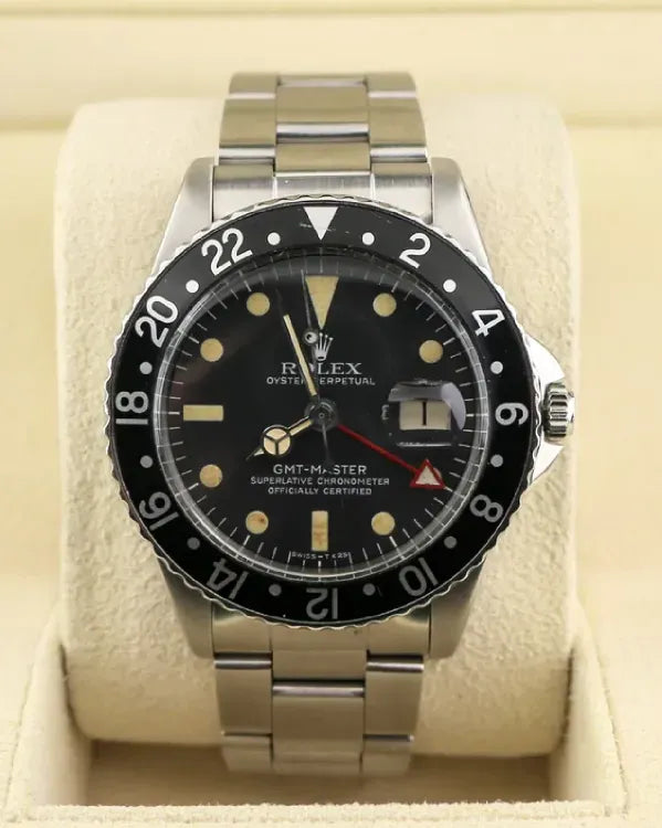 1959 (504K Serial) Rolex GMT-Master 40MM Black Dial Oyster Bracelet (1675)