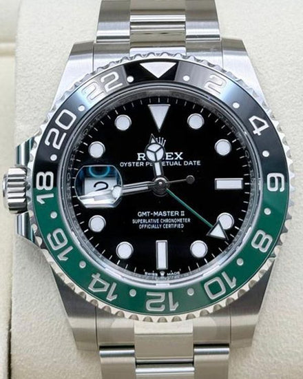 2026 Rolex GMT-Master II "Sprite" 40MM Black Dial Oyster Bracelet (126720VTNR)