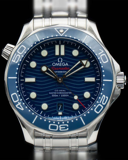 2022 Omega Seamaster Diver 300M 42MM Blue Dial Steel Bracelet (210.30.42.20.03.001)