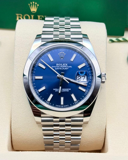 2026 Rolex Datejust 41MM Blue Dial Jubilee Bracelet (126300)