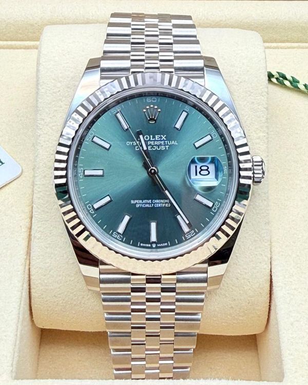 2026 Rolex Datejust 41MM Green Dial Jubilee Bracelet (126334)
