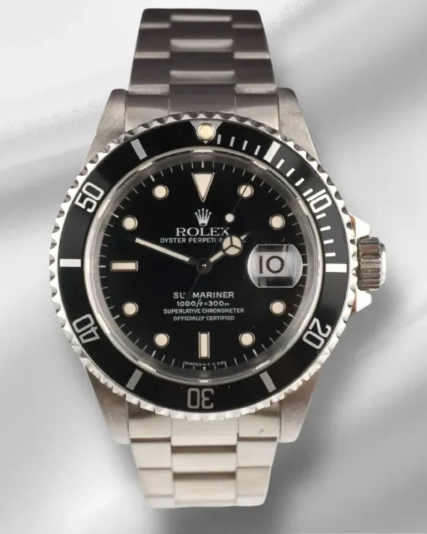 Rolex Submariner Date 40MM Black Dial Oyster Bracelet (16610)