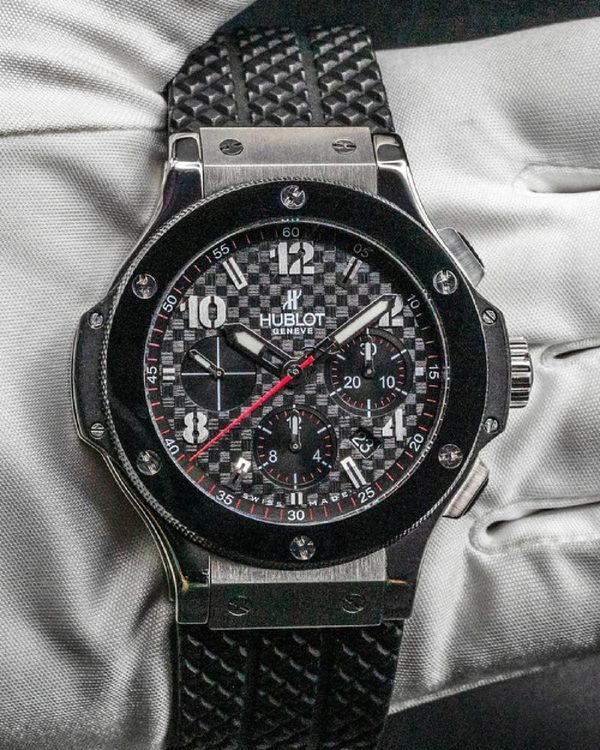 Hublot Big Bang 44MM Carbon Fiber Dial Rubber Strap (301.SB.131.RX)