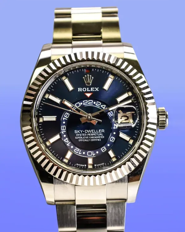 No Reserve - 2026 Rolex Sky-Dweller 42MM Blue Dial Oyster Bracelet (336934)