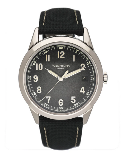 2022 Patek Philippe Calatrava 40MM Grey Dial Textile Strap (5226G-001)