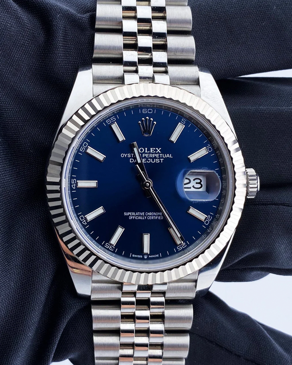 2019 Rolex Datejust 41MM Blue Dial Jubilee Bracelet (126334)
