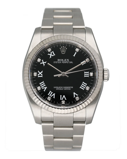 2009 Rolex Oyster Perpetual 36MM Black Dial Oyster Bracelet (116034)
