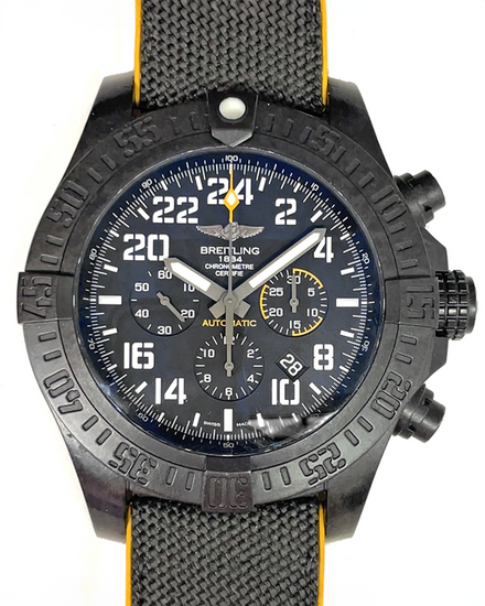2017 Breitling Avenger Hurricane 50MM Black Dial Textile Strap (XB1210E4/BE89)