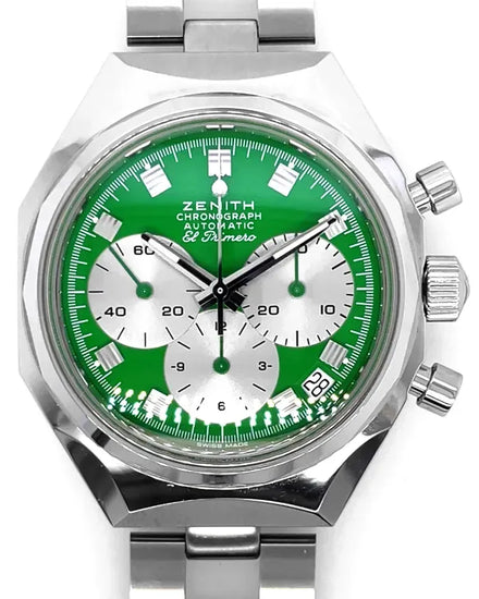 2025 Zenith Defy Chronograph USM L. E. 37MM Green Dial Steel Bracelet (03.A780.400-2/91.M3642)