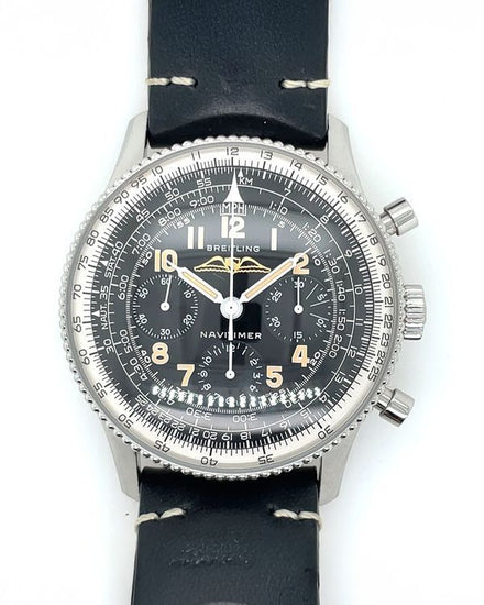2019 Breitling Navitimer 806 "1959 Re-Edition" L.E. 41MM Black Dial Leather Strap (AB0910371B1X1)