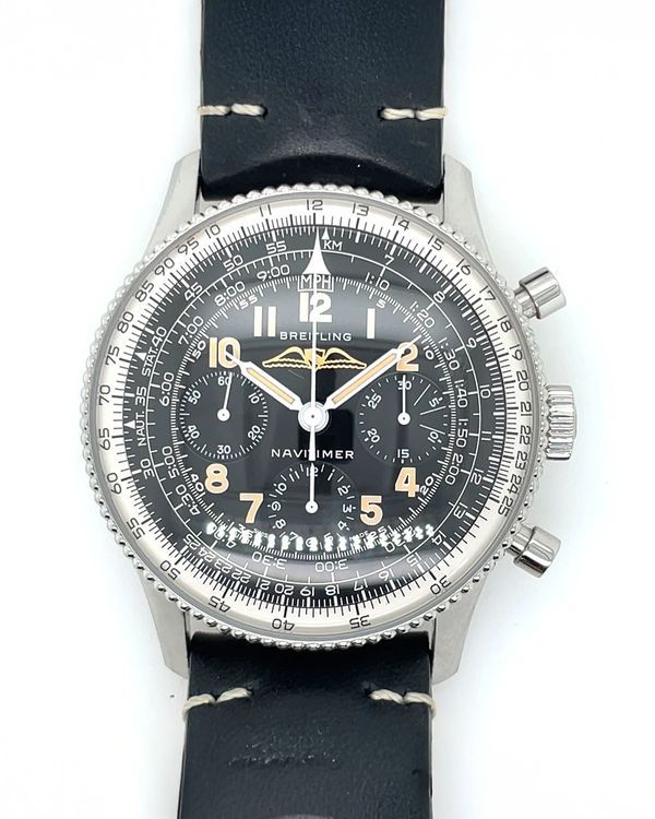 2019 Breitling Navitimer 806 "1959 Re-Edition" L.E. 41MM Black Dial Leather Strap (AB0910371B1X1)