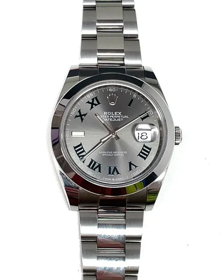 2023 Rolex Datejust "Wimbledon" 41MM Slate Dial Oyster Bracelet (126300)