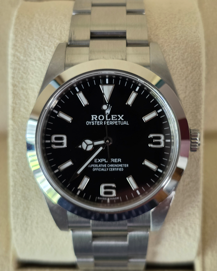2019 Rolex Explorer 39MM Black Dial Oyster Bracelet (214270)