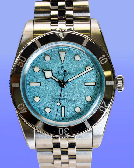 No Reserve - 2025 Tudor Black Bay 54 "Lagoon Blue" 37MM Blue Dial Steel Bracelet (79000)
