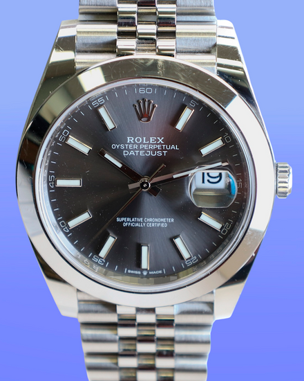 2022 Rolex Datejust 41MM Slate Dial Jubilee Bracelet (126300)