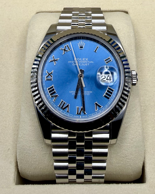 2026 Rolex Datejust 41MM Blue Dial Jubilee Bracelet (126334)