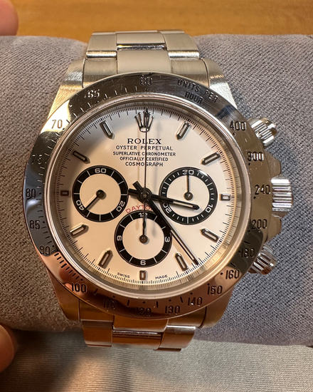 1999 Rolex Cosmograph Daytona El Primero 40MM White Dial Oyster Bracelet (16520)